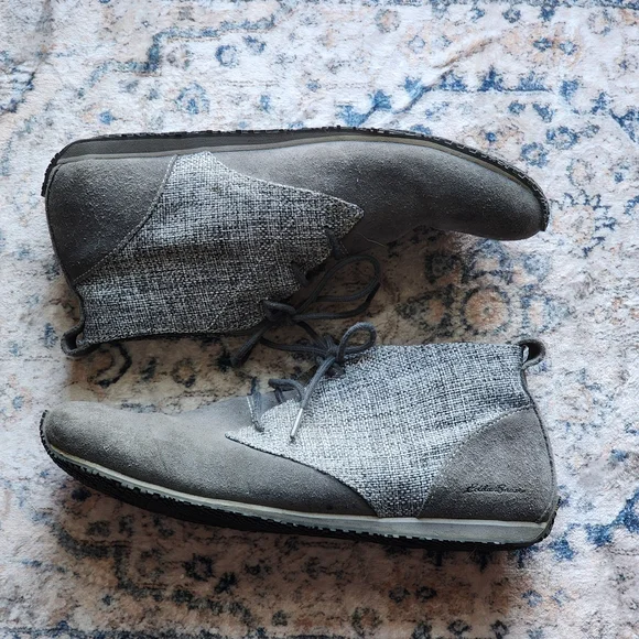 Gray Suede Women's Shoes - Picture 3 of 6